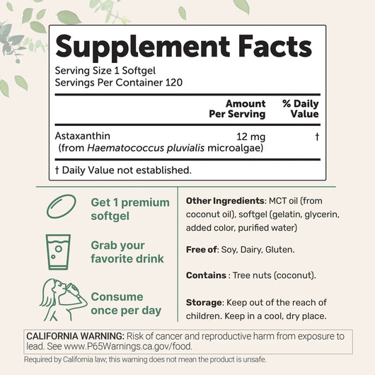Astaxanthin Softgels